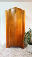 Mid Century Retro Vintage Art Deco Gentlemen’s Wardrobe Small