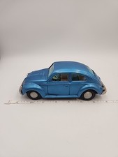 Vintage 60s Bandai Japan Friction VOLKSWAGEN Beetle bug 7  Tin Toy Car