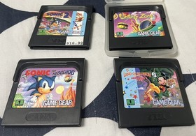 Sega Game Gear System Console  W/Games, Cord and Battery Pack !READ DESCRIPTION!