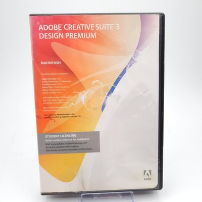 Adobe Creative Suite 3 Design Premium for Mac w/ Serial Number- Photoshop & More