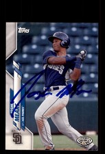 Signed Baseball Card Auto Joshua Mears 2020 Topps Pro Debut #PD-139