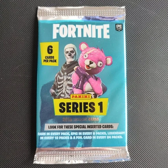 Fortnite Series 1 2019 Trading Cards Sammelkarten Panini 6 Karten je Booster NEU