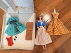 Vintage 1960s Mattel Bubble Cut Barbie w Original Carrying Case + Assort Outfits — photo 2