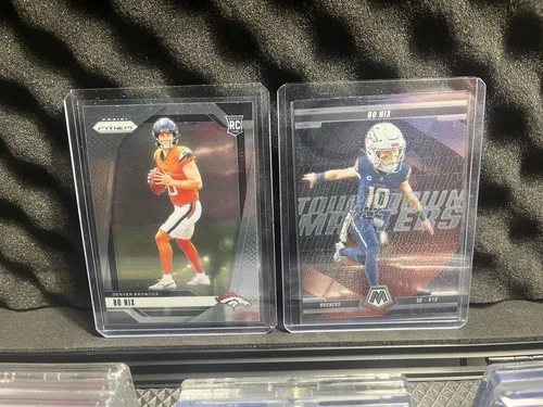 2024-25 Panini Prizm Bo Nix #309 (RC) + Bonus touchdown masters