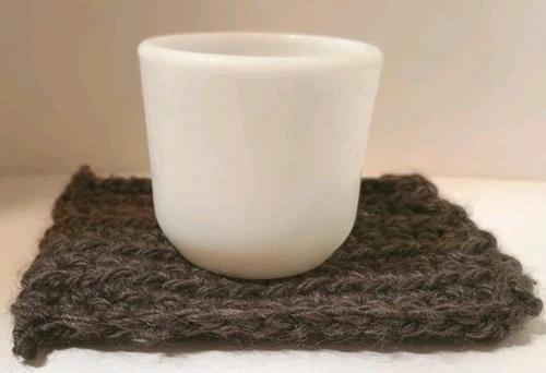 Vintage 1949 "T.M Rec" Corning WWII Navy/Army Mess Watchman Hand Warmer Mug 12oz