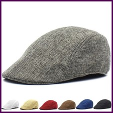 Boinas de moda para hombre y mujer, gorra de pico de pato, boina de golf, boina