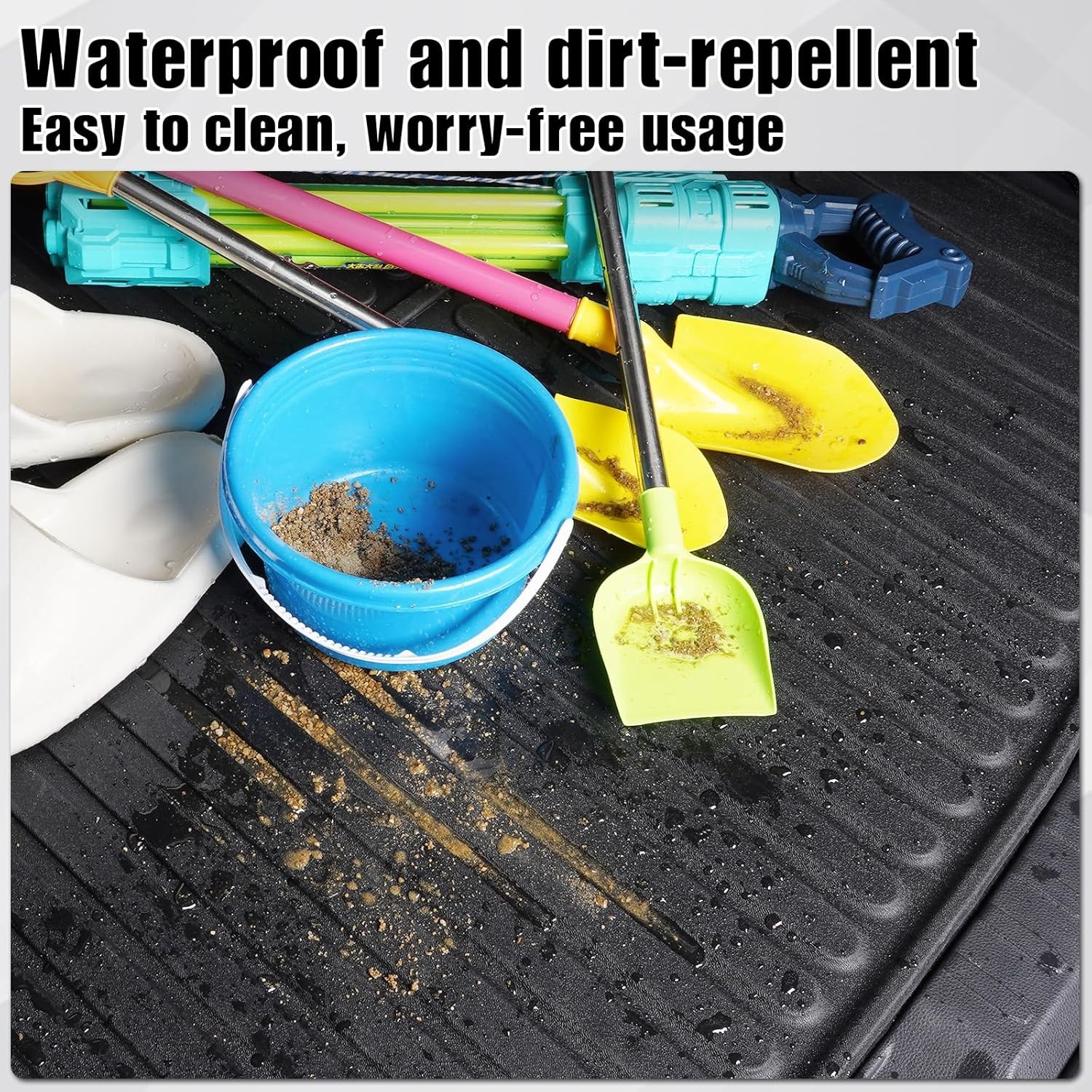 Cargo Matw/Backrest Mat 2-in-1 for 2024 2025 Toyota Grand Highlander Car Mat Acc