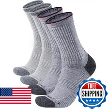 Juclise Lightweight Micro Crew Merino Wool Hiking Socks Thin Breathable