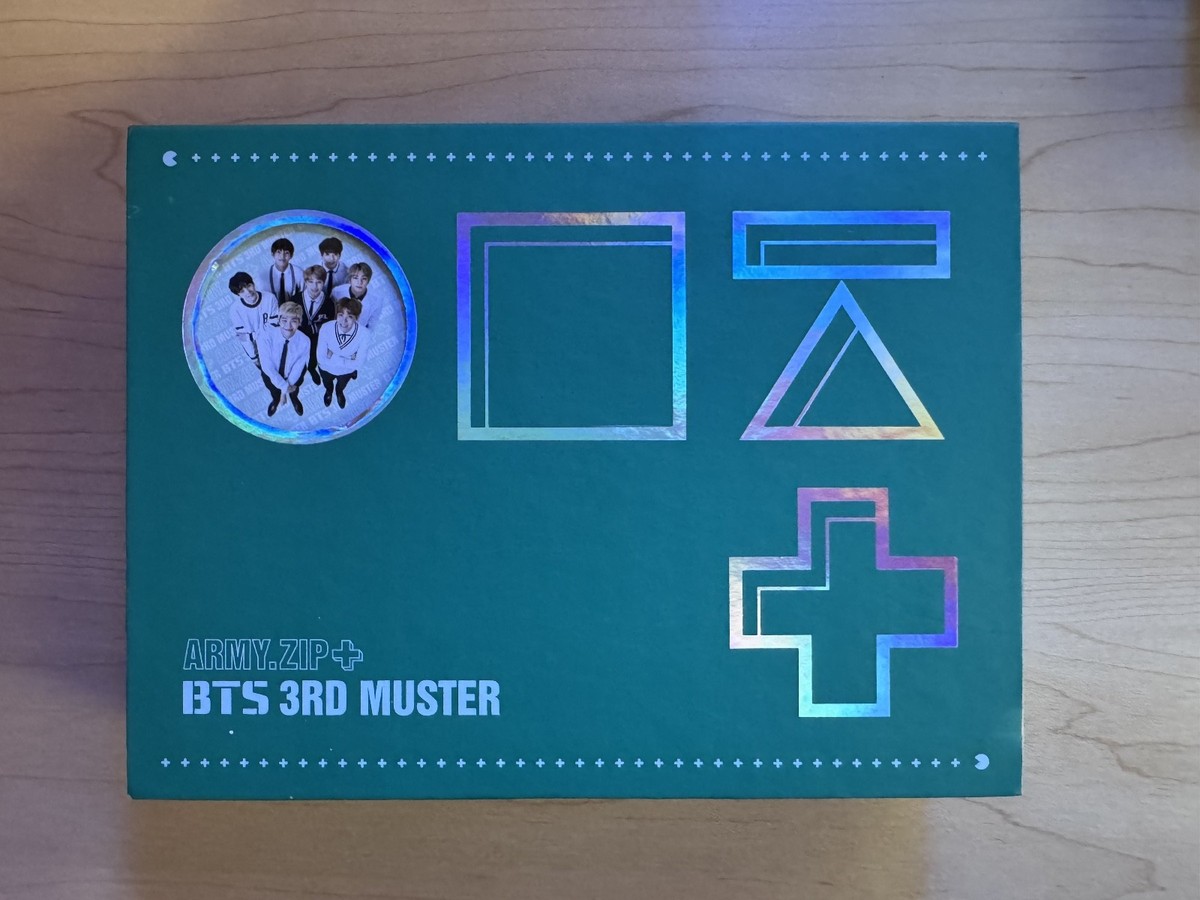 BTS 3RD MUSTER ARMY.ZIP+ DVD 3 Disc K-POP Collectible Memorabilia