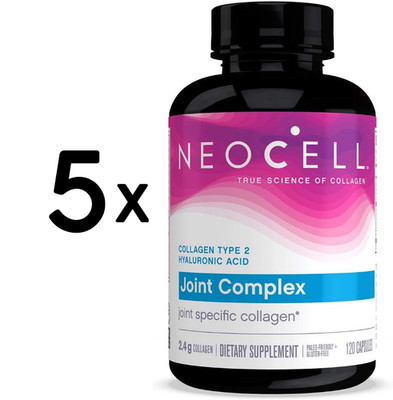 5 x NeoCell Collagen 2 Joint Complex - 120 caps (316,65 EUR/kg)