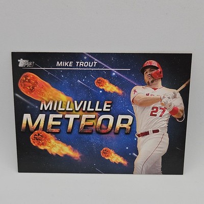 2023 Topps Series 1 Mike Trout Millville Meteor Nickname Variation SSP Angels
