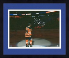 Framed Zach Hyman Edmonton Oilers Signed 16x20 Opening Night Introduction Photo