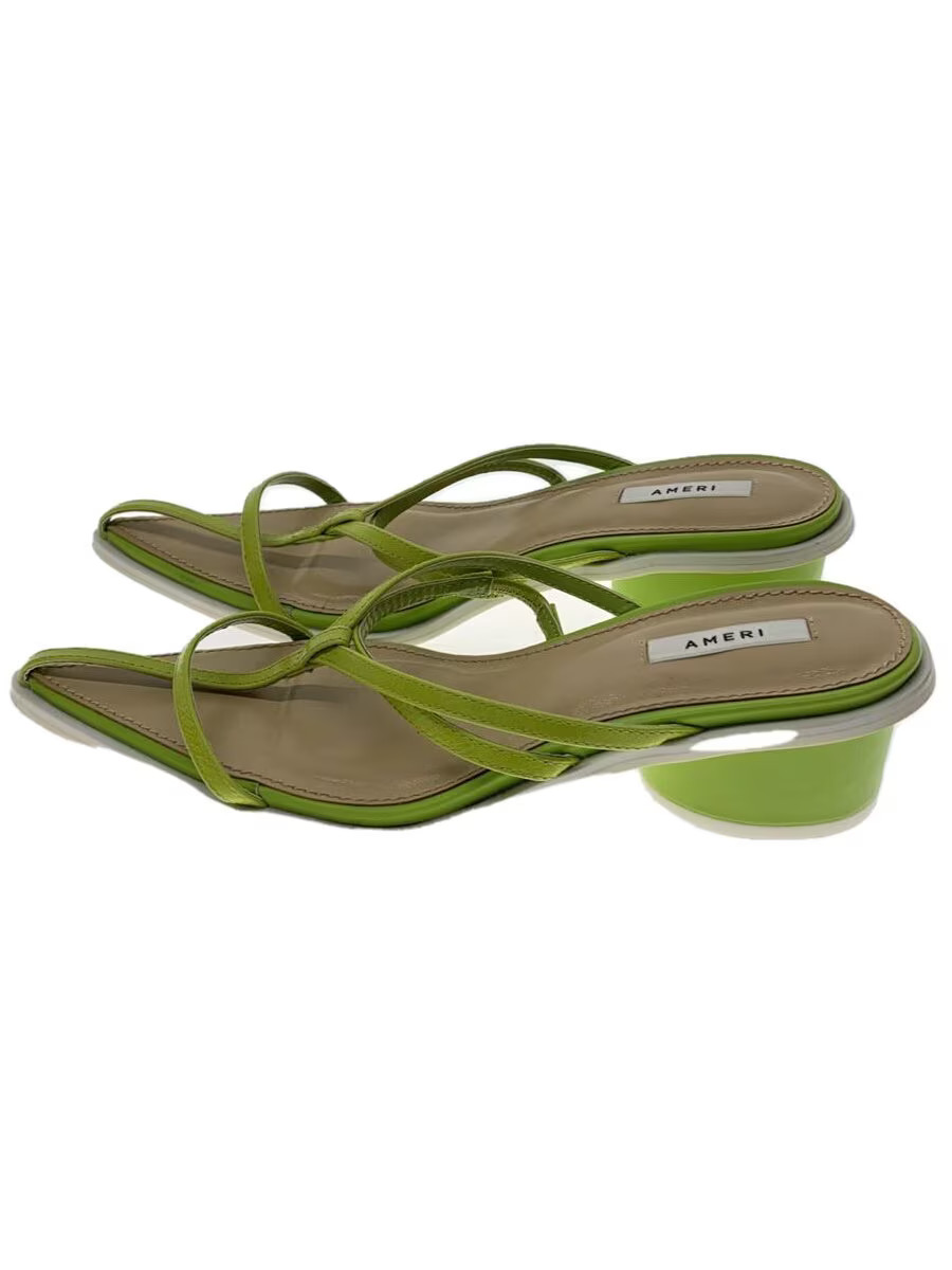 AMERI Cord Leather Sandals M GRN 01311271260 - image 1