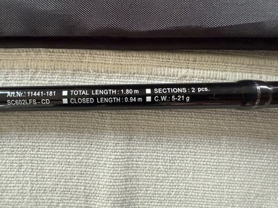 Daiwa Silver Creek Light, 180cm / 5-21g UL Rute