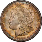 1904-O PCGS MS66 Morgan Dollar, Scarce Superb Gem Rainbow Toned, Amazing Example