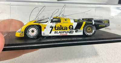 1/43 Spark Yoast Racing Porsche 962C 1987 Le Mans 24 Hours Signed Chip Robinson
