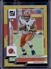 2022 Panini Donruss Nick Chubb Premium Press Proof #210 Browns