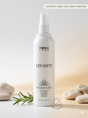 Nobile 1942 Levante Acqua & Sol Hair & Body Mist 200ml 6.7 oz Made in Italy