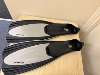 Majorca Sub Swim Fins Black & Grey size XXL 46 47 Snorkelling /Diving CG M17