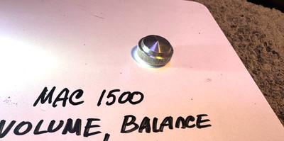 MCINTOSH MAC 1500 INPUT SELECTOR/BALANCE/VOLUME  KNOB.