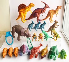Vintage 1980s Playskool DEFINITELY DINOSAURS Toy Figures Big Lot of 20 Total 