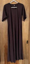Moroccan Dubai Kaftans Farasha Abaya Dress Fancy Long Gown Size 52 NWOT Brown