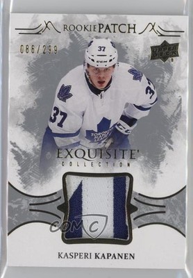 2016 Upper Deck Black Diamond Exquisite Rookie /299 Kasperi Kapanen Patch RC 1q2