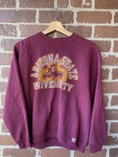 Vintage Russell Athletic Red Crewneck sweater Arizona State University size S/M