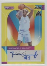 2022-23 Leaf Vivid 15/50 Armando Bacot #BA-AB2 Auto 12pr