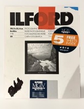 ILFORD 8X10 MGIV MULTIGRADE IV RC DELUXE PEARL PHOTO PAPER 29 Sheets READ