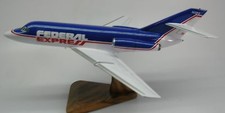 Falcon 20 Federal Express Airplane Wood Model New Free Shipping