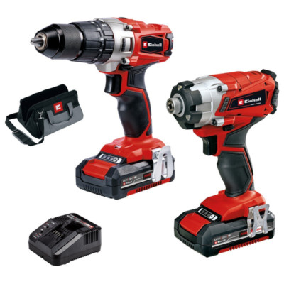 Einhell 4257214 Power X-Change 18V Akku-Kombi-Bohrschrauber und Schlagschrauber...