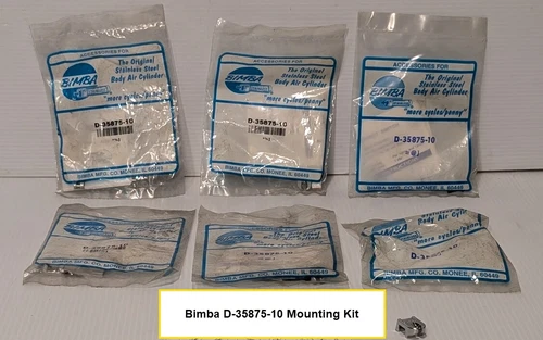 Lot of 6 Bimba D-35875-10 Mounting Hardware Kit