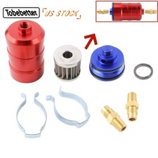 Universal 10bar 146psi Fuel Filter Mounting Clips Jic-6 Inletoutlet Upgrade