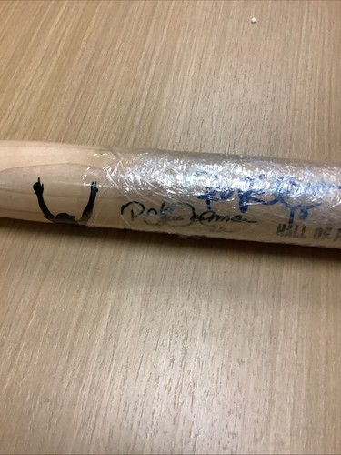 signed mini bat Cal Ripken Roberto Alomar autographed - Picture 4 of 7