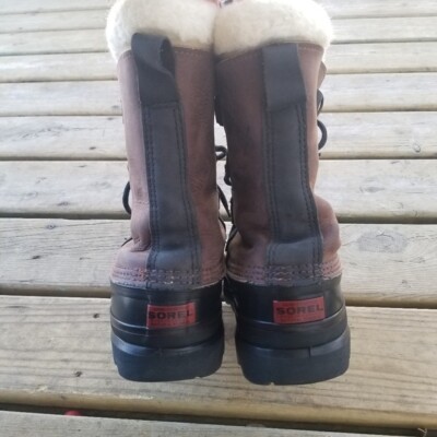 Vintage Sorel Kaufman Bighorn Leather Winter Snow Duck Boots  display picture 1