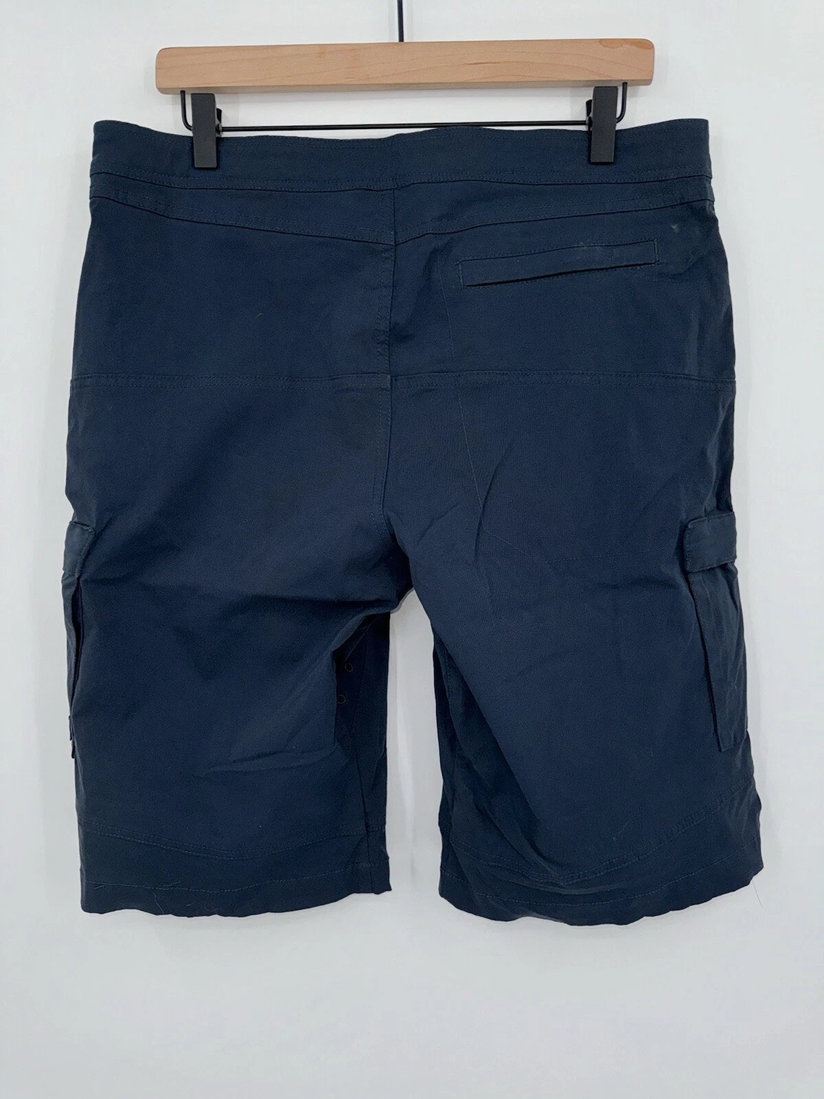 prana stretch zion cargo pocket nylon hiking shorts