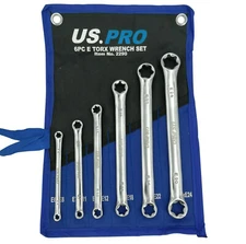 Doppel Ringschlüssel Satz Schlüssel Werkzeug Set für Außen Torx Schrauben E6-E24