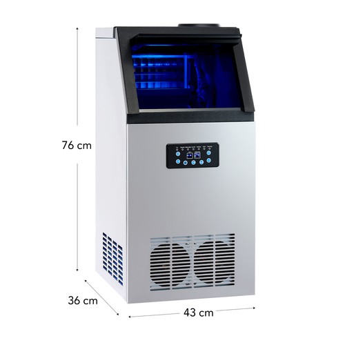 CRENEX 72kg Commercial Ice Maker Ice Cube 255W Machine Restaurant Bar Club - Picture 2 of 12