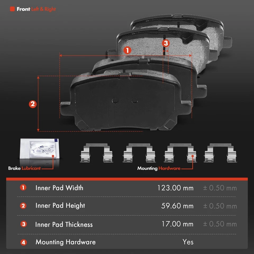 Rotores de freno de disco delanteros pastillas y tambores de freno traseros zapatas para Toyota Matrix Pontiac Foto 3 de 4