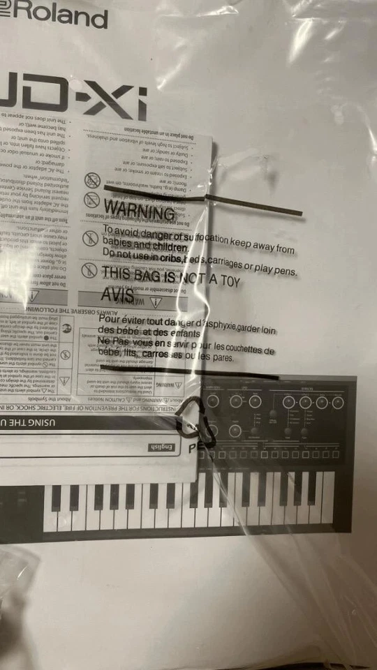 Roland JD-XI Synthesizer Analog Keyboard Black keyboard Music Instruments - Image 4 of 4