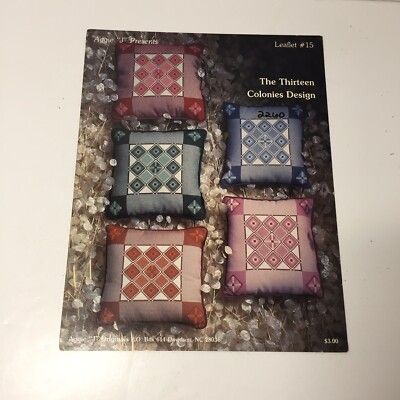 Aggie J Presents The Thirteen Colonies Design Cross Stitch Pattern Book 
