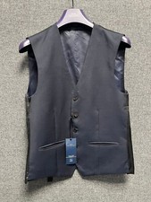 Next Signature Italian Wool Navy Blue Waistcoat 38" TD027 KK 11