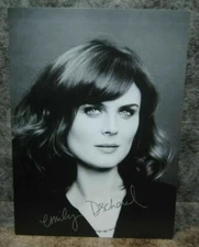(M2) photo dédicace autographe autograph emily deschanel bones