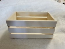UNFINISHED WOODEN BOX 3 IN X 5 IN READY TO PAINT FOR CRAFTING