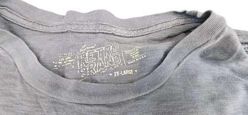 BUCKNELL UNIVERSITY BISON Long Sleeve T Shirt Gray Mens - Picture 6 of 8