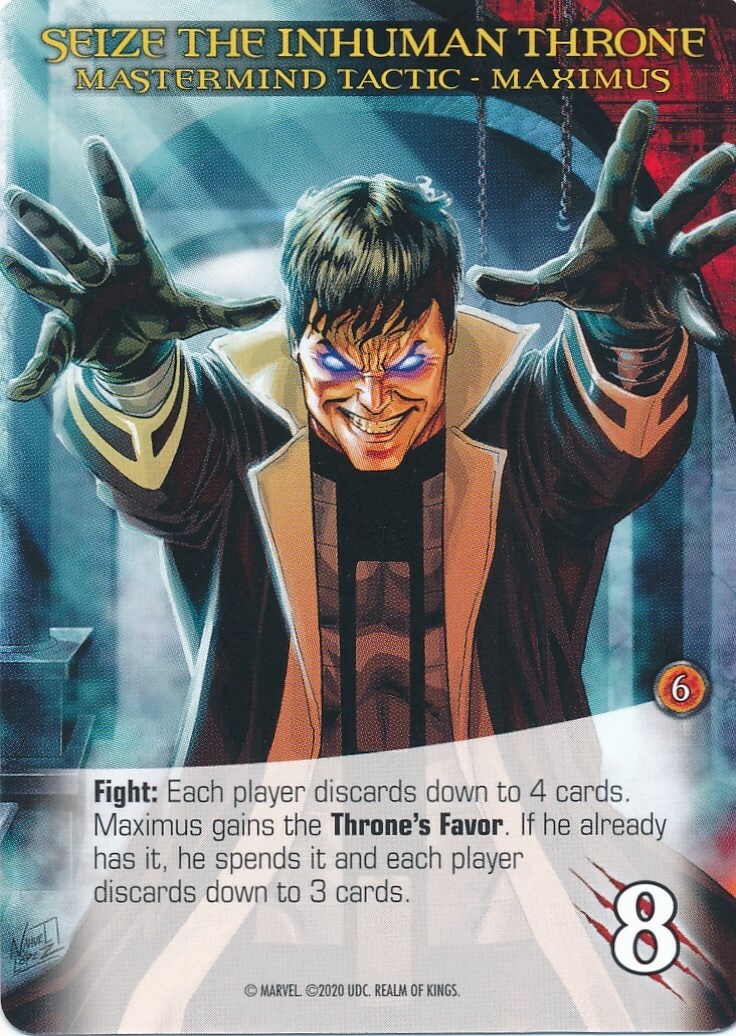 MAXIMUS THE MAD Marvel Legendary REALM OF KINGS MASTERMIND TACTIC