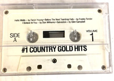  1 Country Gold Hits Various Artists Cassette tape Ships Same Day With Tracking