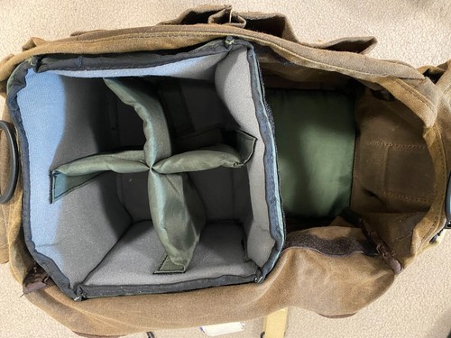Domke F-2 Canvas Camera Bag Rugged Wear Brown - Made in USA - Picture 7 of 8