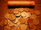1944-S LINCOLN WHEAT CENT PENNY ROLL, nice condition